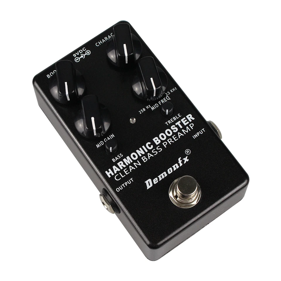 Bass Booster Clean Boost Preamp Bass Effect Pedal Clean