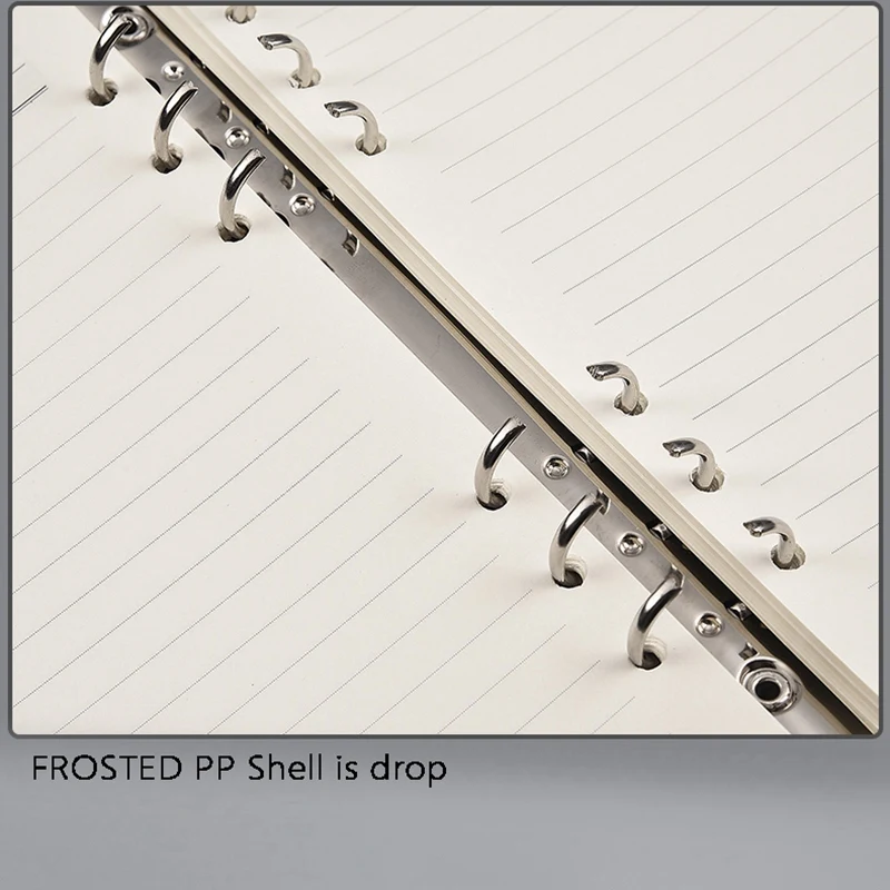 글자 크기의 사무용품 A5 에 적합한 6 링 바인더 플라스틱 파일 폴더