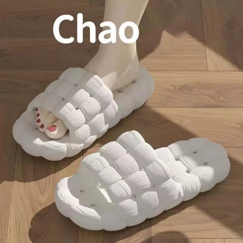 Damen Herren-Slipper, Strand-Leder, Synthetik, stoßdämpfend, rutschfest_voghion.com