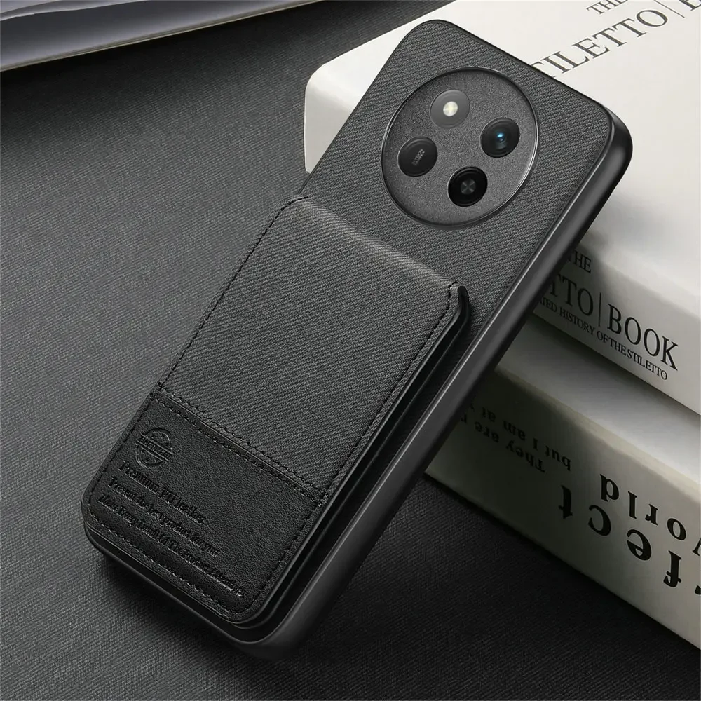 Premium RFID Blocking Leather Wallet Case with Card Holder and Magnetic Closure