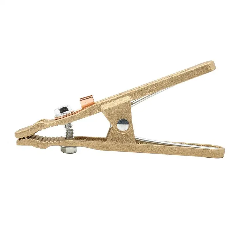 Grounding Clamp A-Shape Soldering Earth Clip 260/300/500A Welding Ground Copper Clamp For Welder For MIG MMA TIG ARC Cutting