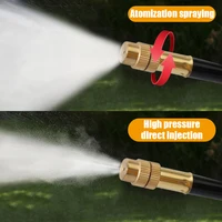 6/8/12mm Adjustable Atomization Sprinklers 360-degree Automatic Irrigation Bending Misting Nozzles Humidify Watering Sprayer 2