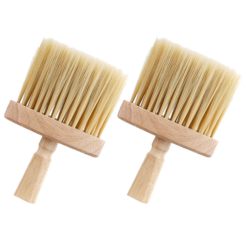 

2 Pcs Drawer Dust Removal Cleansing Brush Bed Cleaning Brushes Car Household Wooden Handle Keyboard For Broom
