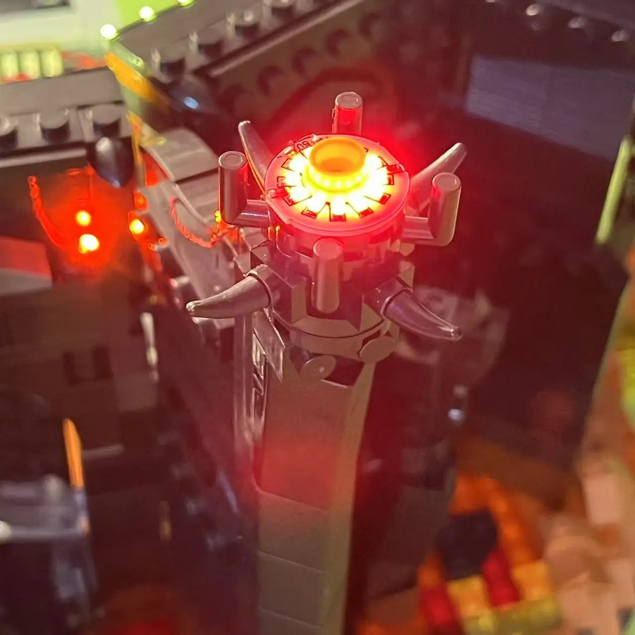 1PCS 15/30cm 미니 0.8mm 핀 호환 Led 원형 조명 레고 빌딩 블록 모델 용 12 입자 DIY 액세서리