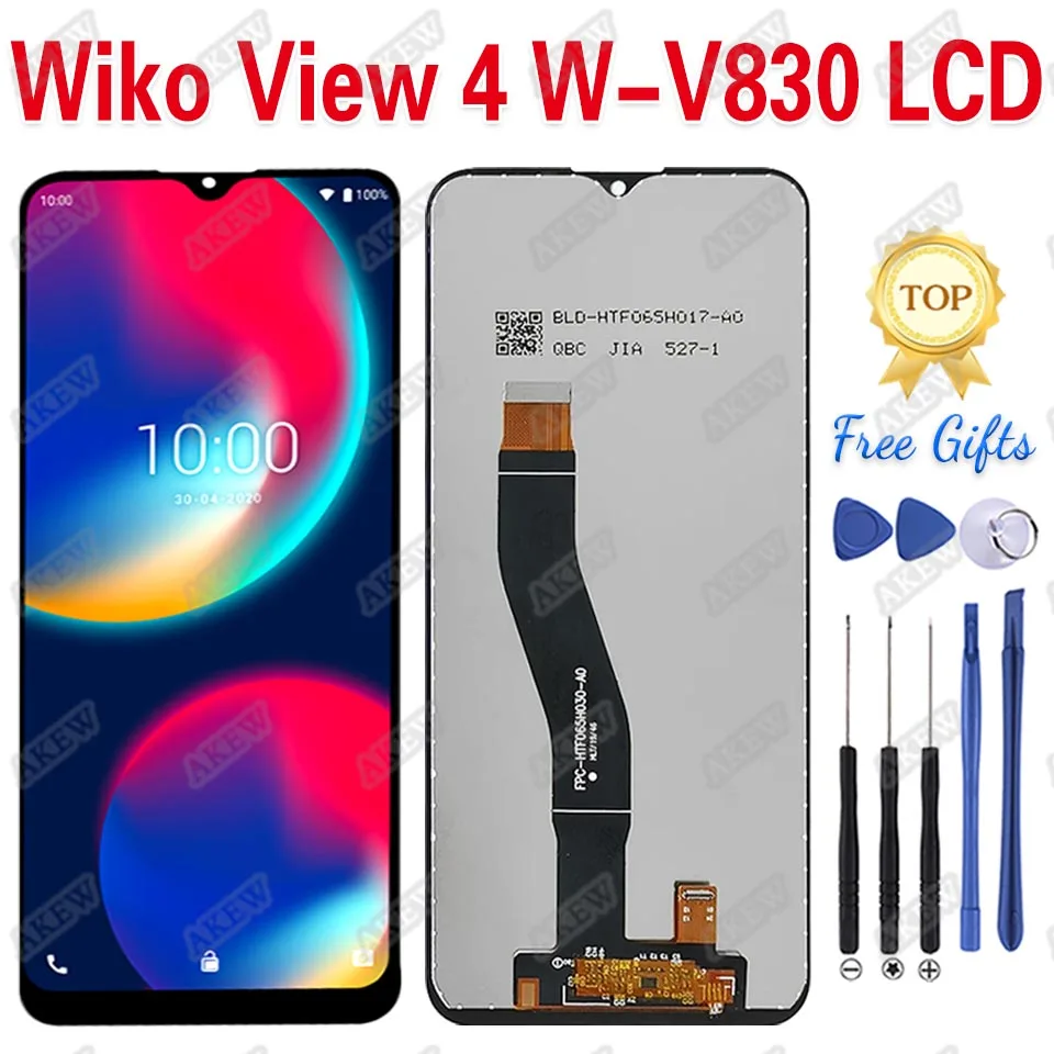 Écran Complet (vitre Tactile + LCD) Pour Wiko Lenny 4 - Neuf, Couleur Noir, Compatible Avec Le Modèle Exact