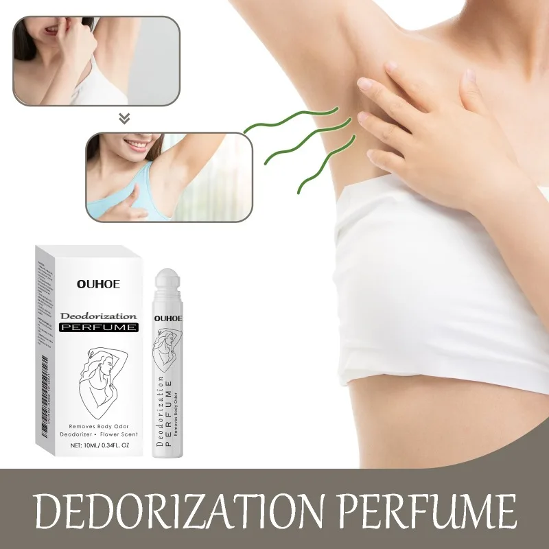 Deodorantion Perfume Roller Ball Long Lasting Aroma Armpit Sweat Deodorizer Moisturizing Refreshing Antiperspirant Skin Care