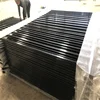 Black Commercial Metal Fence Panel 4