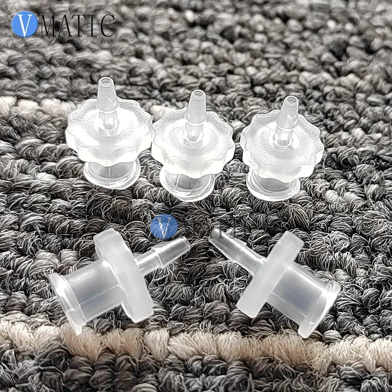‌Polypropylene Luer Lock Connector 10Pcs | 1/16'' Barbed Female Tapered Fitting for Syringe/Lab | Free Shipping