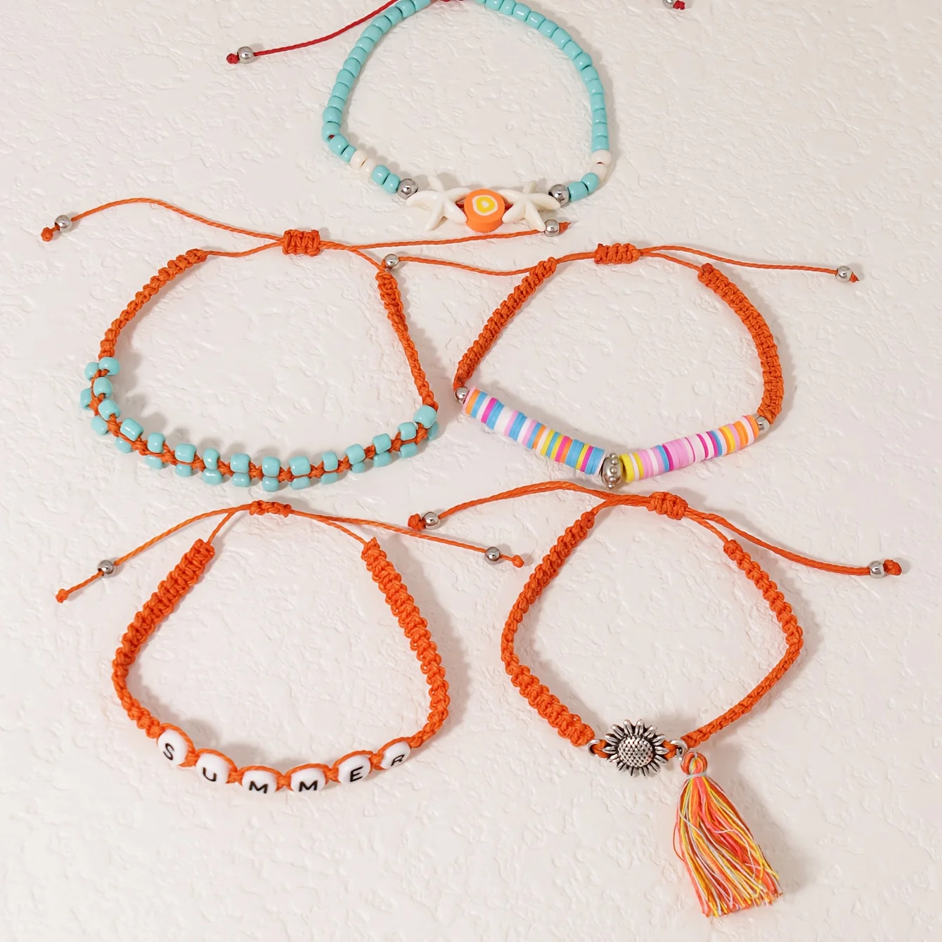 Women Bohemian Multi-Layer Bracelet Set