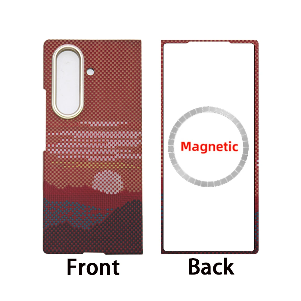 Sleek Carbon Fiber Magnetic Phone Case - Ultra-Thin Aramid Protection