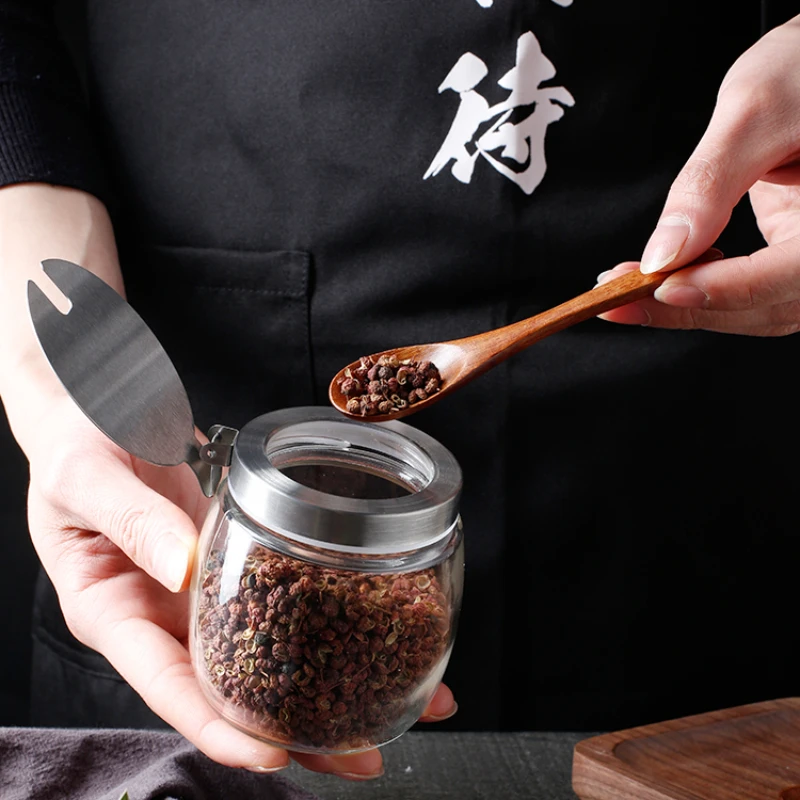 Japanese Style Wooden Spoon Set Kitchen Gadgets Long Handle Solid Wooden Spoon Kitchen Accessories Dessert Honey Tableware