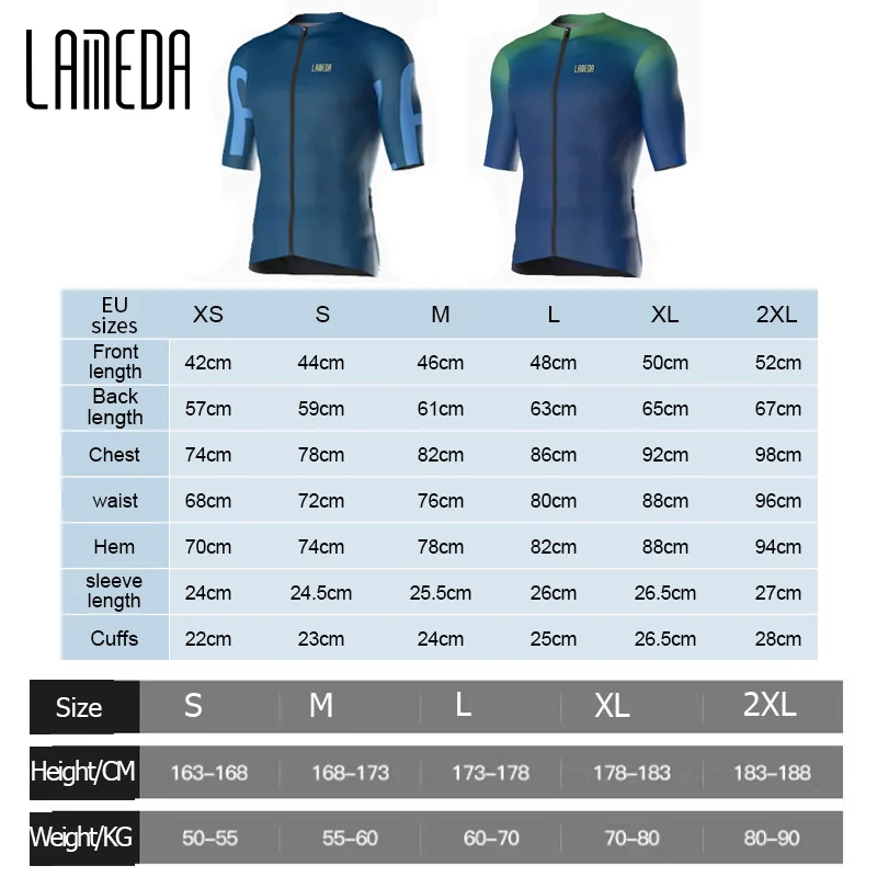 Short Sleeve Dhb Sizing Chart LAMEDA Men's Cycling Jersey Short