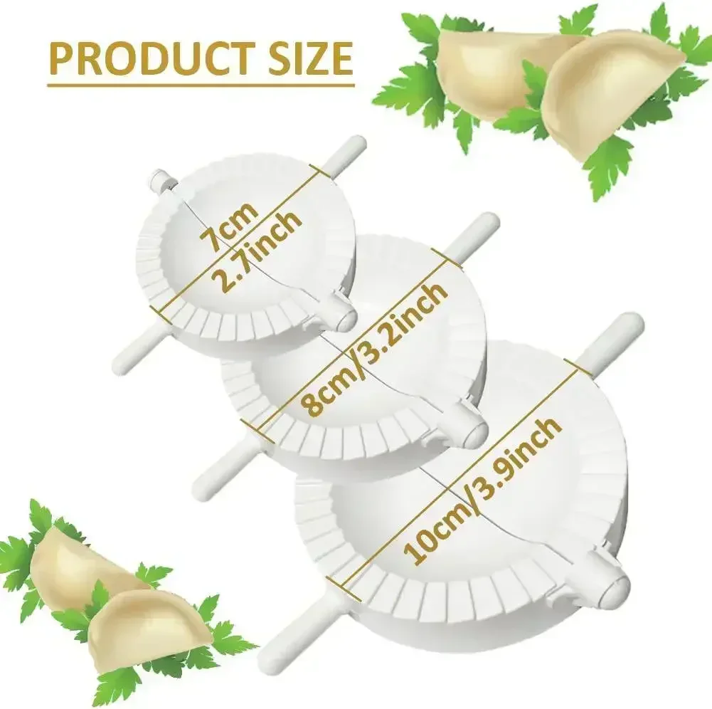 1pcs Dumpling Maker Dumpling Tool Dough Press Dumpling Mold Meat Pie Cutter for Ravioli Calzones Empanada Turnover Pierogi Gyoza images - 6