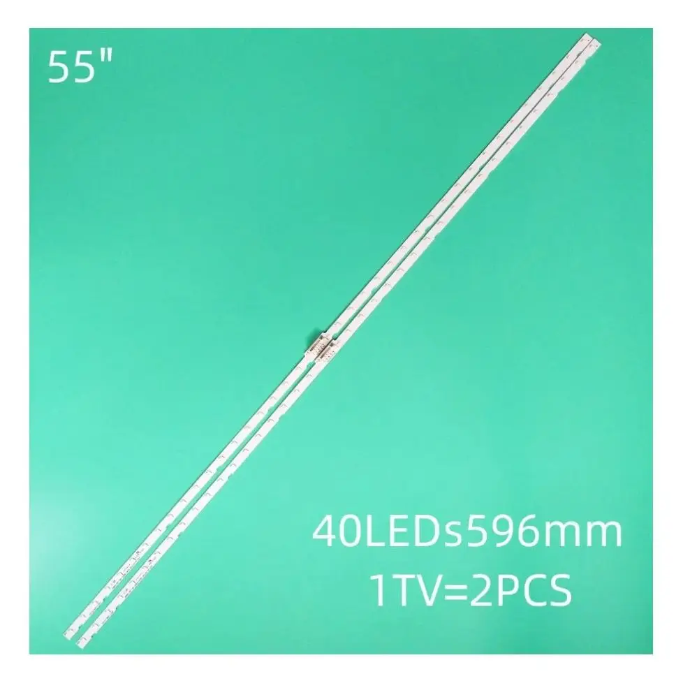 

Светодиодные телевизионные ленты для Samsung UA55NU7100 UA55NU7300 UA55N5510 UA55NU6100 UA55NU7090 UA55NU7400, светодиодные полоски для подсветки, линейки