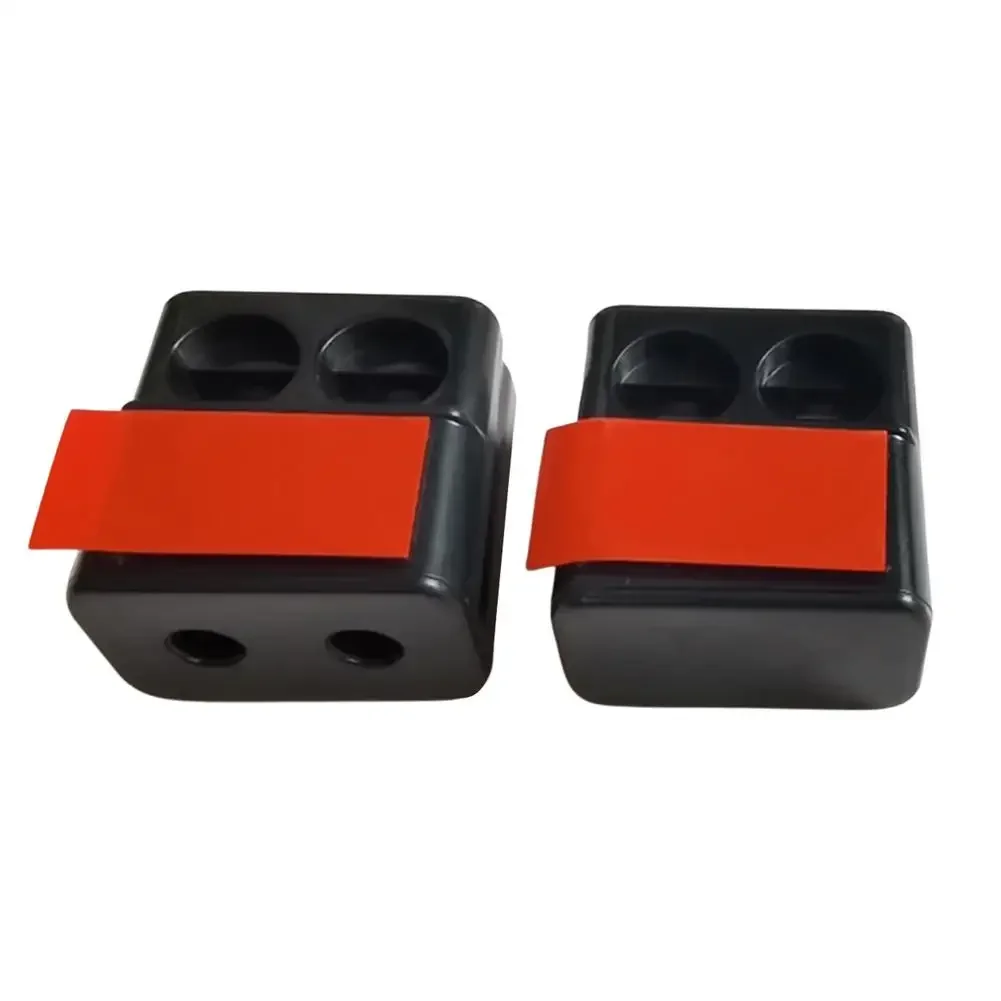 2PCS Ultrasonic Whistles Safety Sound Alarm Black Car Deer Animal Alert Warning Holed Ultrasonic Warning Device Car Accessories
