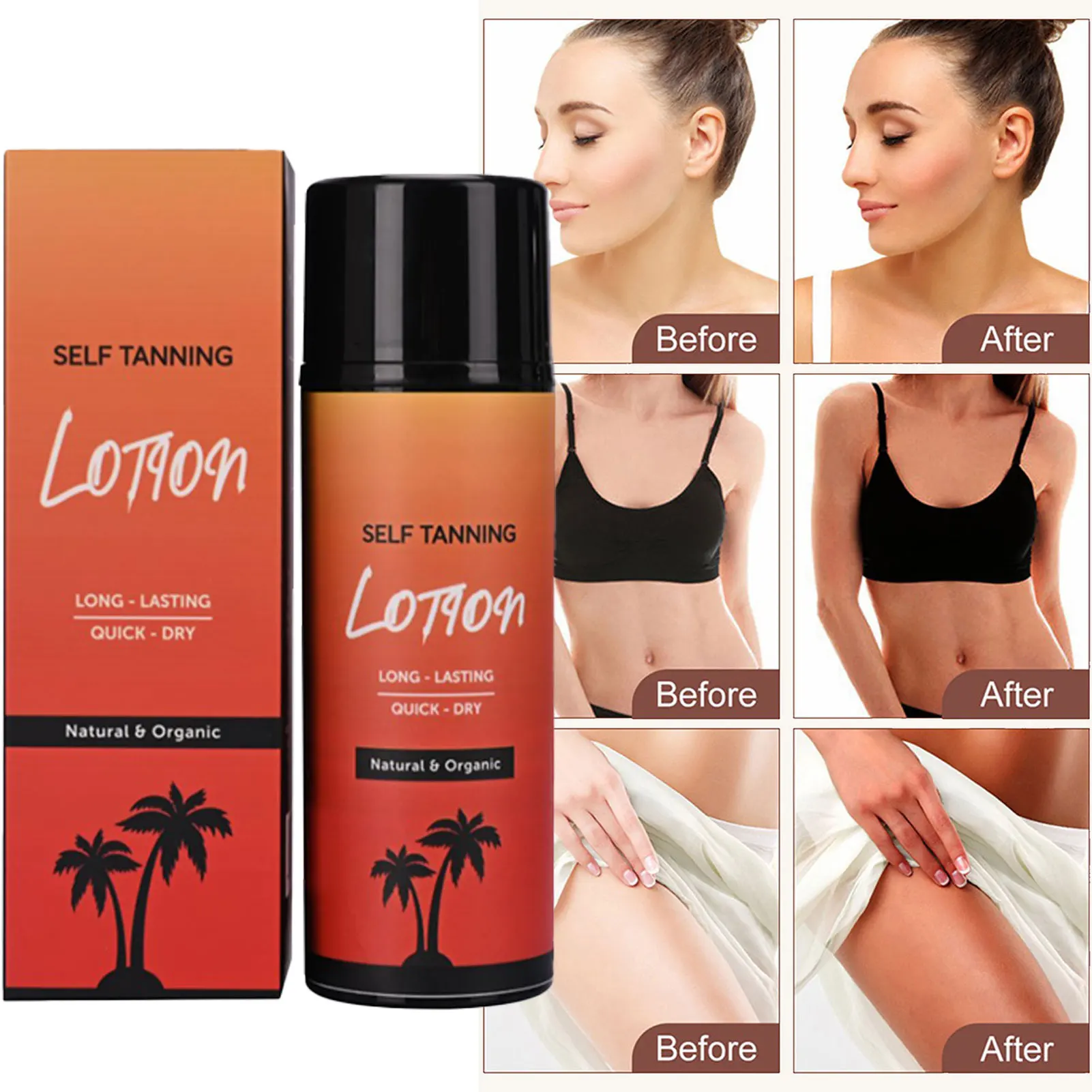 

100 мл натуральный крем для самозагара, мгновенно крем для самозагара без солнца, Летний Пляжный крем для загара, натуральный фотозагар