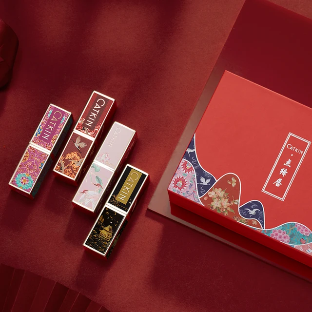 CATKIN Eternal Love Rouge Lipstick - A must-have matte lipstick with a unique design inspired by Chinese traditions.