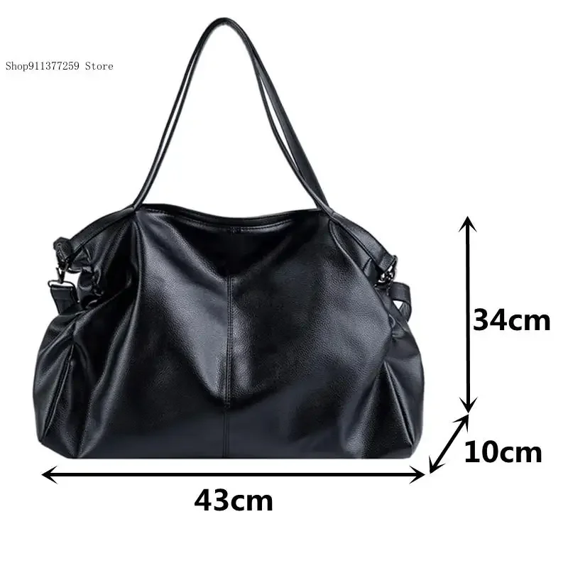 Borsa grande da donna in morbida pelle di alta qualità - immagine 6