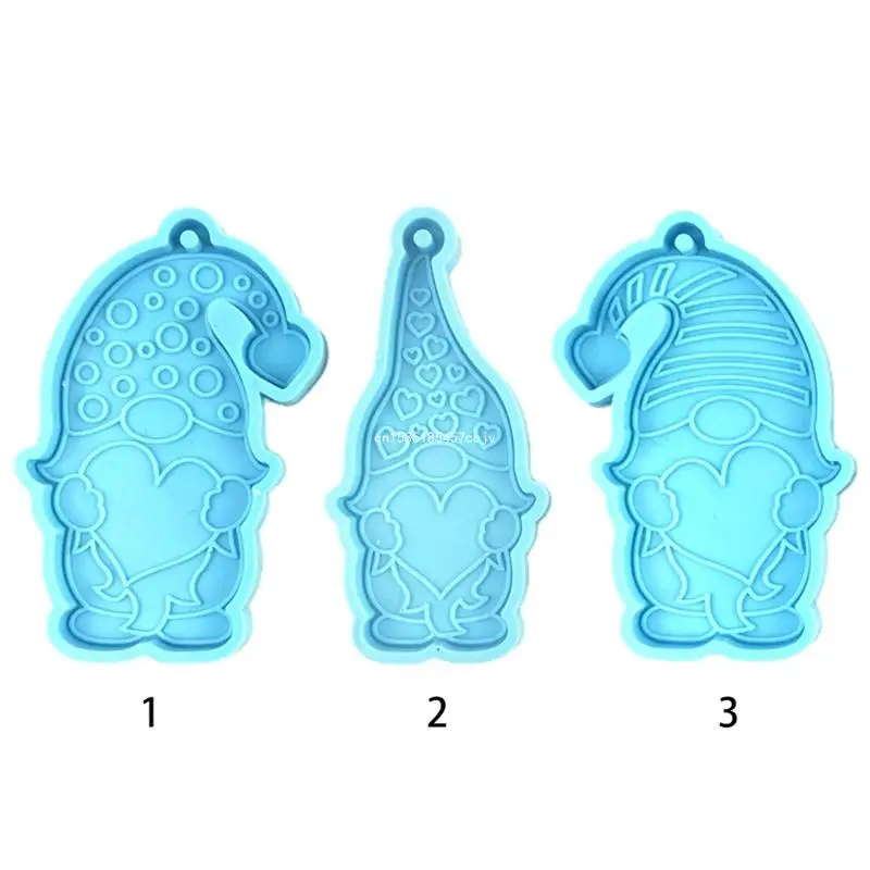 

Dwarfs Keyring Resin Mold Valentine's Day Keychain Resin Mold Silicone Mould DIY Handmade Jewelry Crafts UV Epoxy Mold Dropship