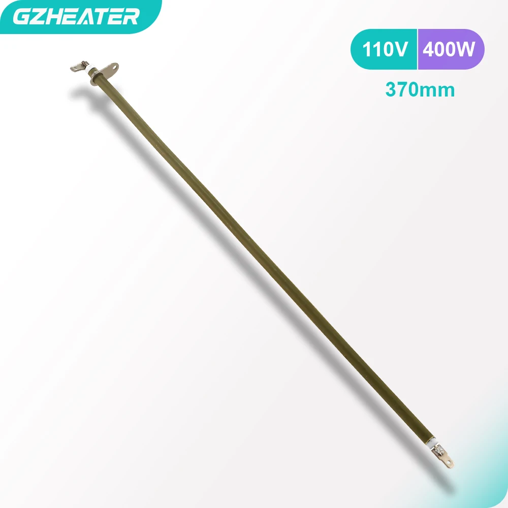 370mm 110V 250-400W  Heating Element for Electric Oven Electric Heat Tube with Metal Sheet by Annealing 2 Pieces