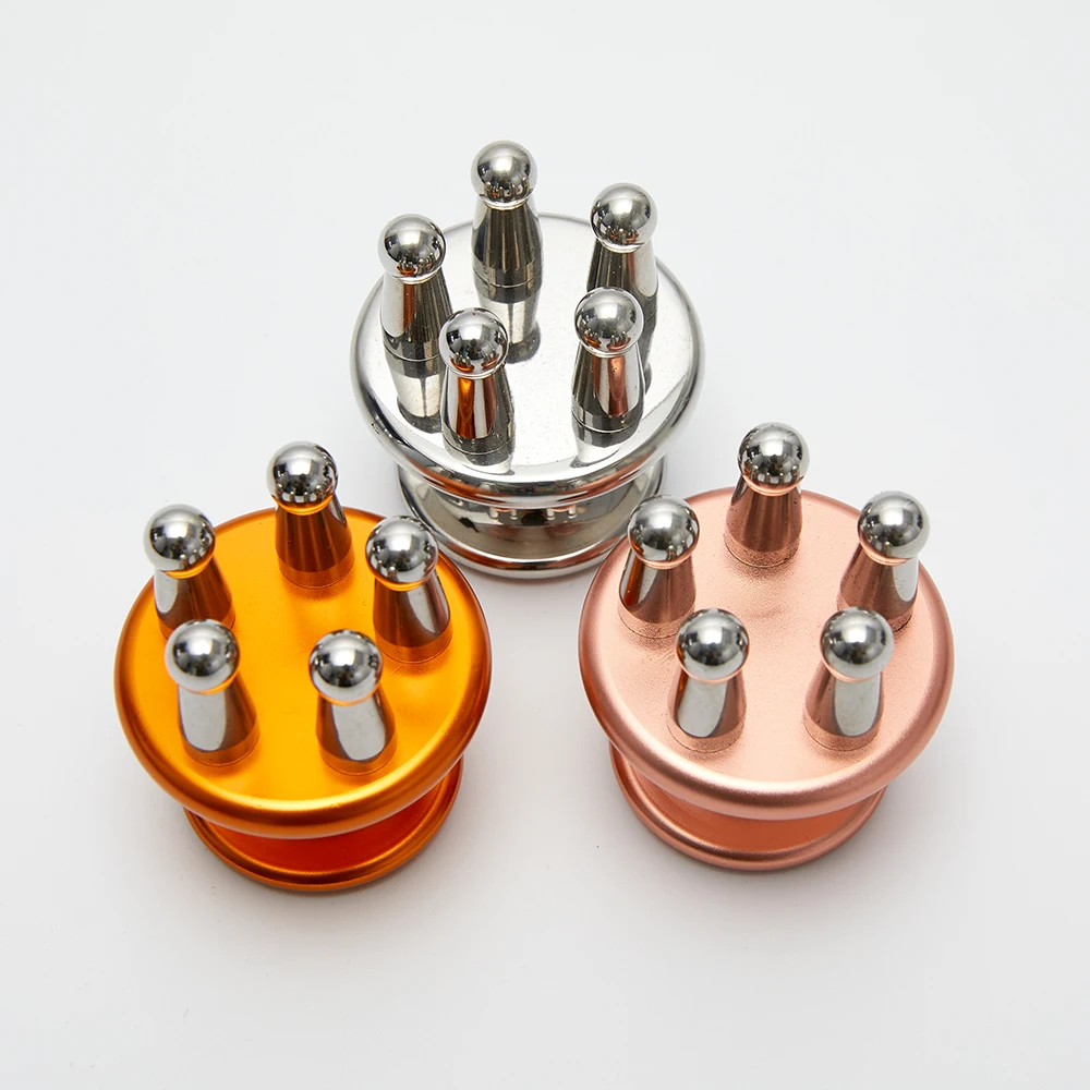 5 Head Lymphatic Acid Drainage Magnetotherapy Massager Fork Meridian Points Massage Health Beauty