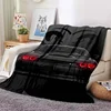 Famous Racing Car SRT Hellcat Demon Dodge Challenger Blanket Home Bedroom Sofa Casual Flannel Shawl Blanket Adult Soft Bed Sheet 2