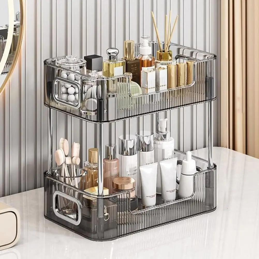 

Съемный стеллаж для хранения, многоуровневый Стеллаж с емкостью для ванной комнаты, кухни, прозрачный съемный стеллаж