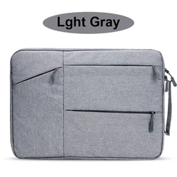 Versatile Multi - Size Portable Laptop Sleeve with Protective Cover - 15.6 Inch (Light Gray)