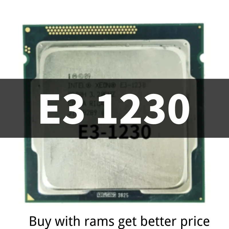 best processor for laptop Xeon E3-1230 E3 1230 3.2 GHz Quad-Core Eight-Thread CPU Processor 8M 80W LGA 1155 gaming processor