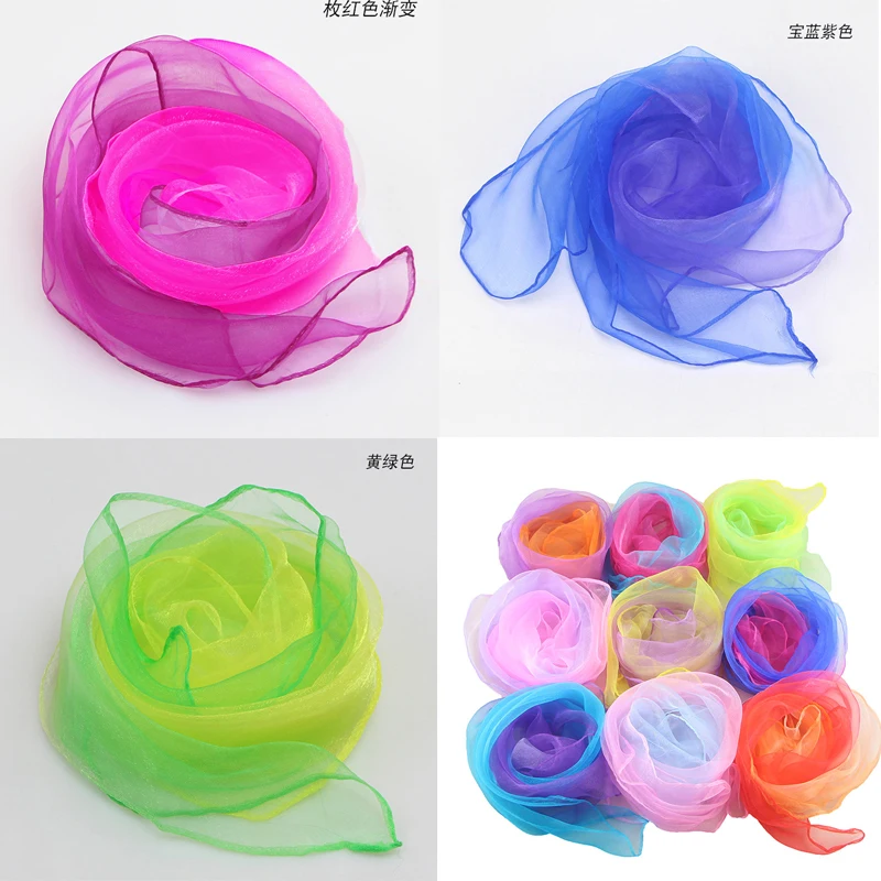 Silk Scarf 60x60CM For Women Summer Performance Beach