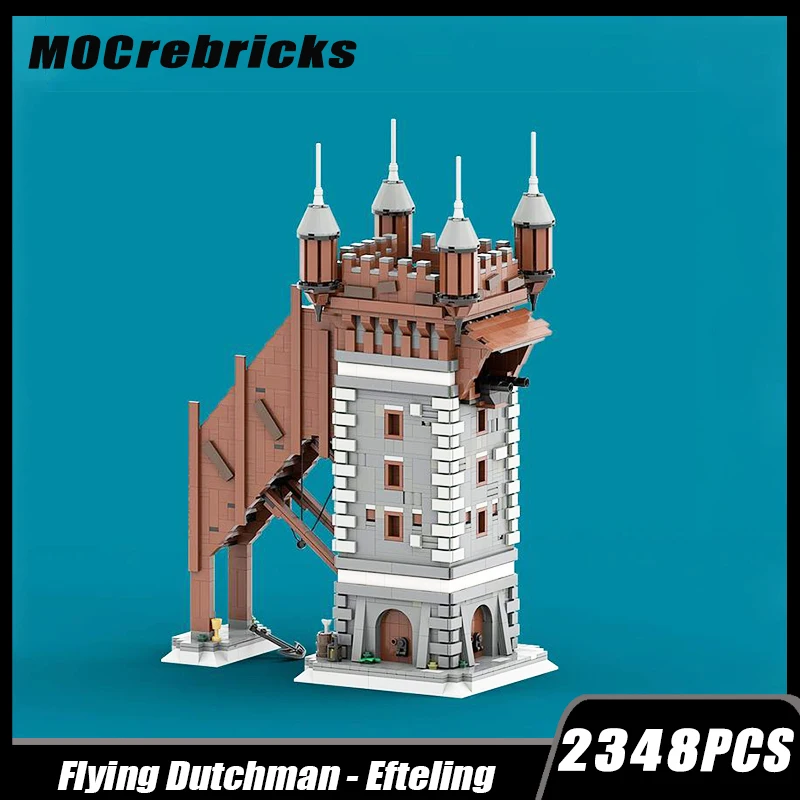 

MOC-69693 знаменитая Классическая голландская городская башня с видом на улицу, строительная модель, конструктор в сборе, кирпичная игрушка, детские подарки
