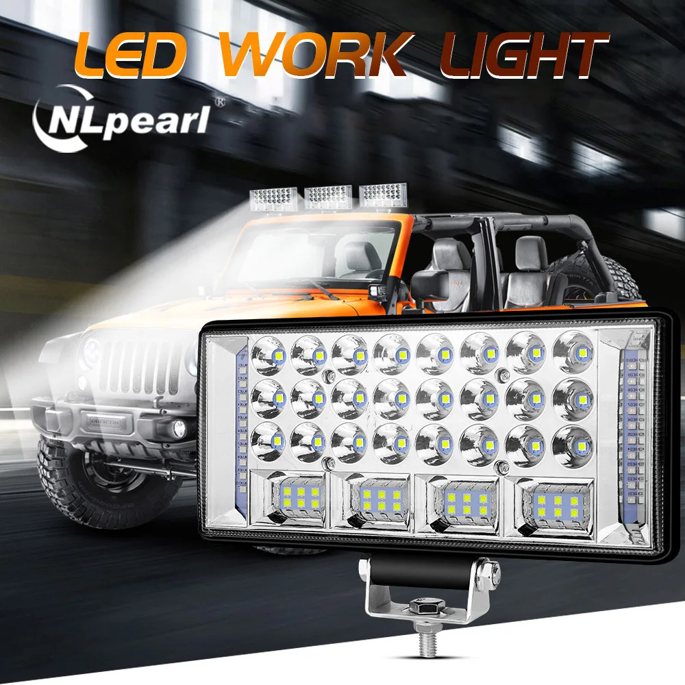 4" 5" 6" 7 Inch LED Light Bar Offroad Spot Flood LED Work Light Truck Car Boat Tractor 4x4 Atv Headlights 12V 24V work light led light bar