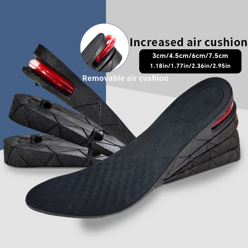 Invisible Height Increase Insole Cushion Height Adjustable Shoe Heel Insoles Insert Taller Support Absorbant Foot Care Pad sport insoles,sport orthopedic insoles,sports insoles,heel insoles,orthopedic insoles,cowhide insoles,shoe insoles