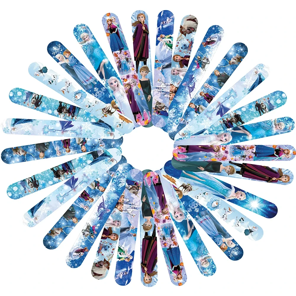 Slap Bracelets 10/20/30Pcs Frozen Snap Bracelets Pinata Toy Loot/Party Bag Fillers Anna Elsa Slap Bracelets For Kids Girl Favors Birthday Party