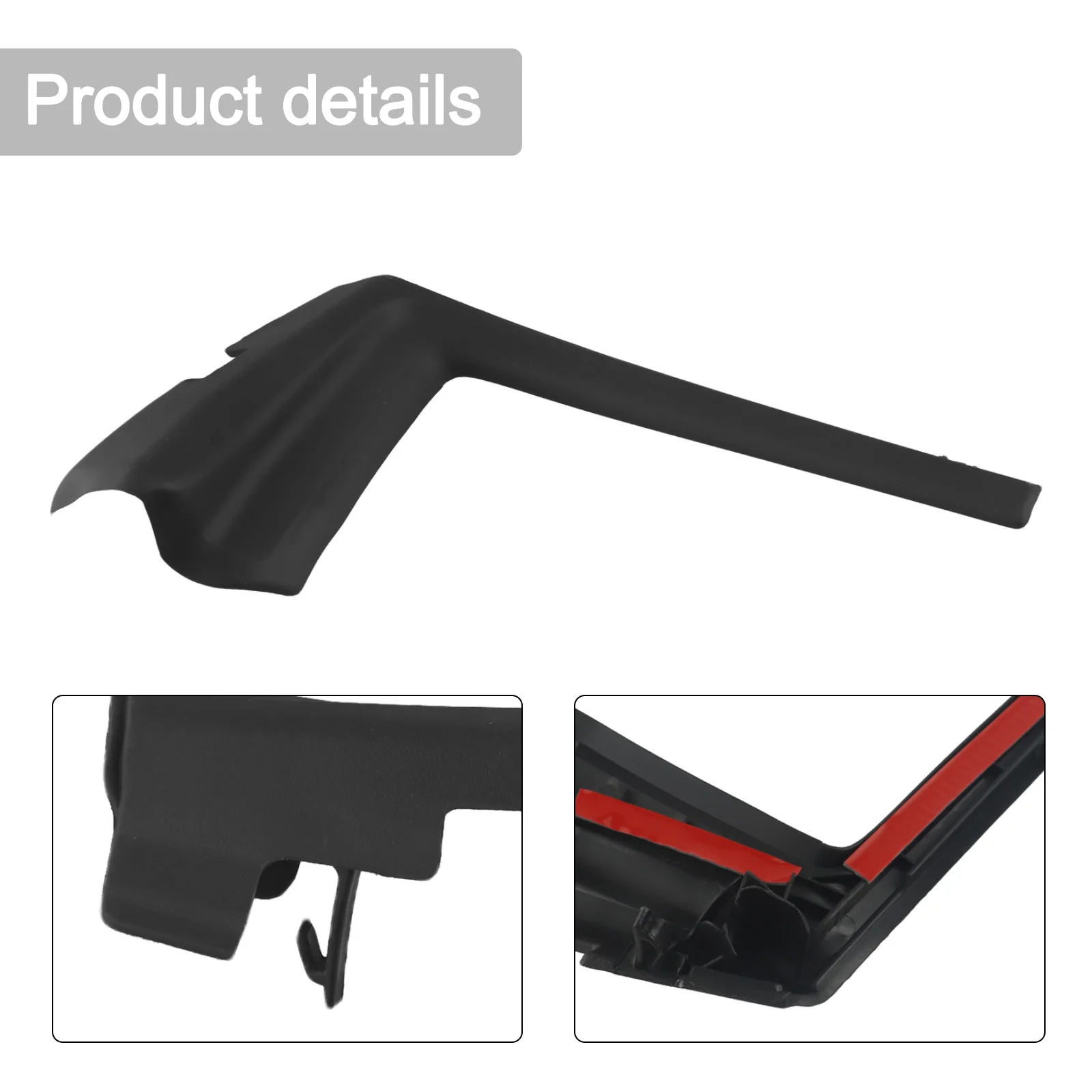 Toyota For Yaris 2015 2017 LE OEM 5386652140 용 우측 전면 카울 씰 안티 ABS 소재로 제작된 교체 부품