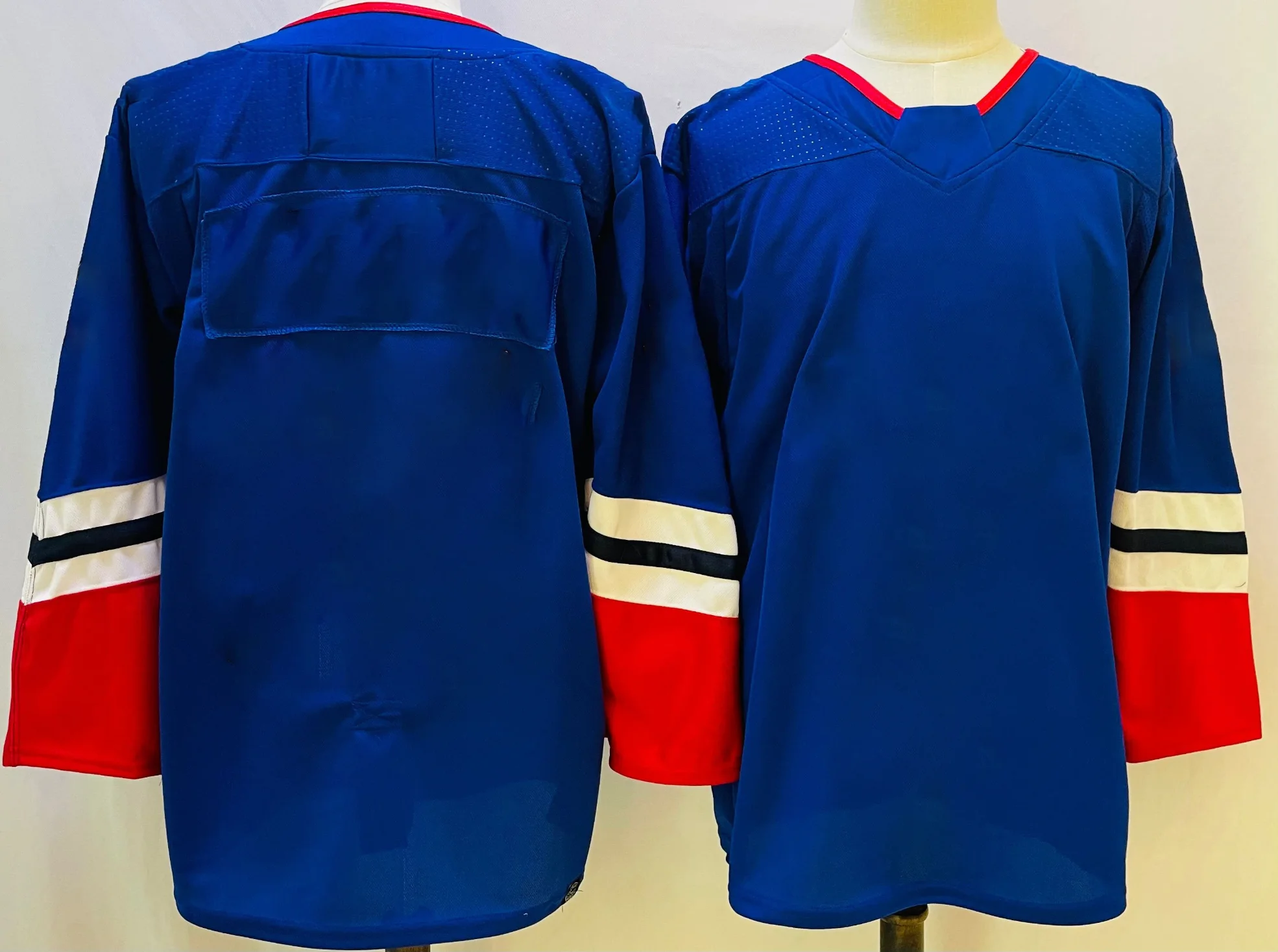 

2024 Retro Hockey Jersey Customized New York Ice Hockey Jersey Your Name Any Number Sport Sweater All Stitched US S-XXXL