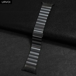 URVOI Premium Titanium Magnetic Watch Band with Nomad - Style Closure for Apple Watch (Graphite)