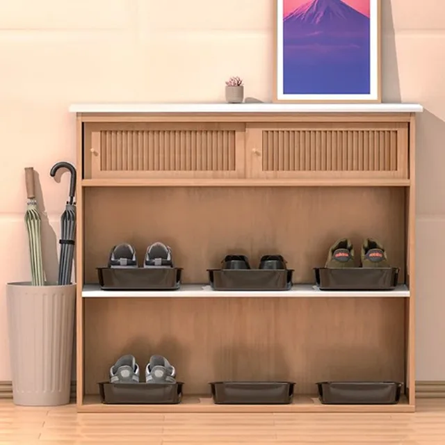 Plateau de rangement pour chaussures de voiture, intérieur multifonctionnel, accessoire Durable, organisateur de véhicule, boîte de conteneur sous le siège 2