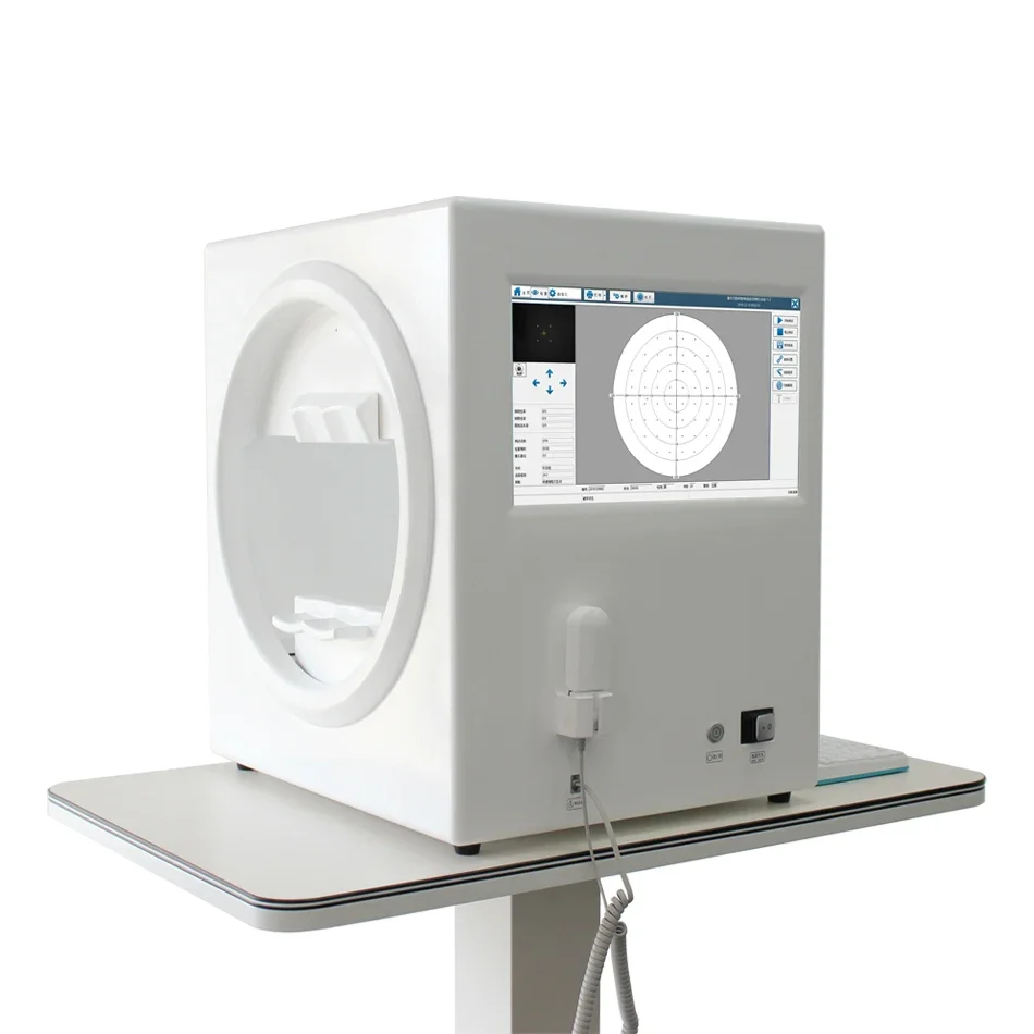 Automatic Eyeball Peripheral Vision Auto Perimeter Visual Field Analyzer with Printer Optical Instruments Ophthalmic Equipment