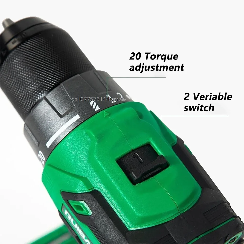 RUIBA 브러시리스 드릴 무선 스크루 드라이버, 2200rpm, 50N.m 토크, 무선 전력, Makita 18V 리튬 배터리 도구
