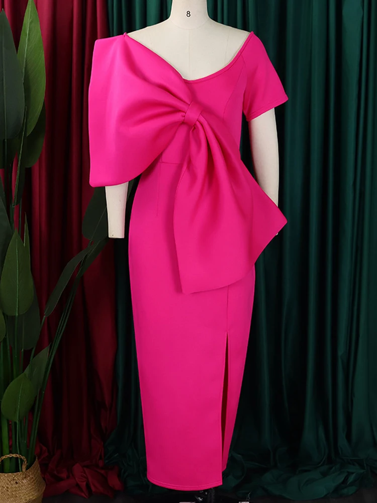 FairyShely 2025 الصيف القوس قصيرة الأكمام حجم كبير...