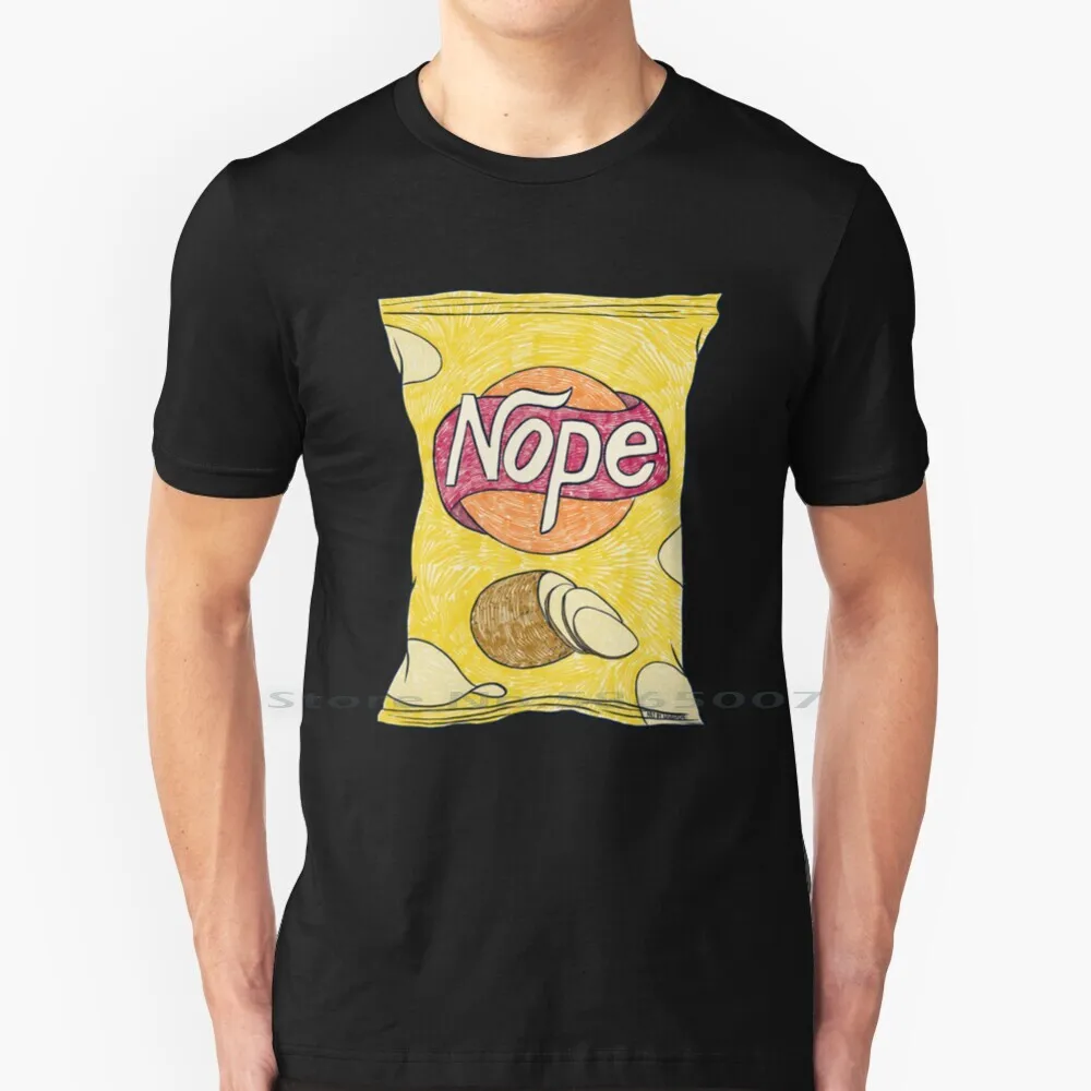 Potato No (Nero) T Shirt 100% Cotone Potatohead Divano Patate Compleanno Nero Chetogenico Keto Diet Chetolife Keto Lifestyle