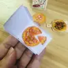NEW 1 Set 1/6 Scale Dollhouse Miniature Pizza Mini Fruit Bacon Pizza Bread for Doll House Kitchen Play Toys Accessories 4