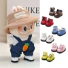 For Labubu Shoes (3.8*2.3cm) for 17cm Labubu Macaron and 10cm EXO /Cotton Doll Finger Shoes Doll Leather Shoes 1