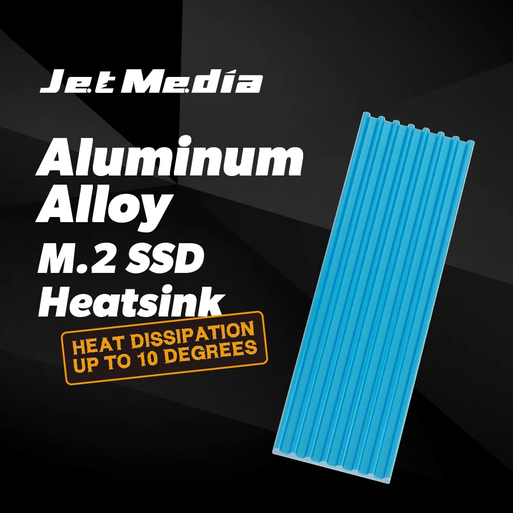 JetMedia JM-HS02, алюминиевый сплав M.2, быстрая установка