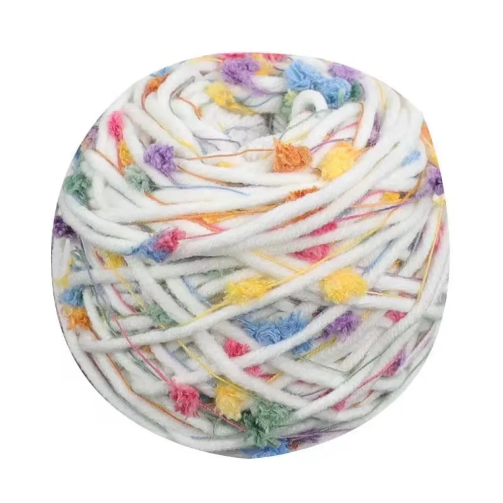 50g/ball 4ply Colorful Mohair Yarn Blended Icelandic Wool Cotton Yarn for Handmade Knitting Sweater Scart Thick Line Lana Wool