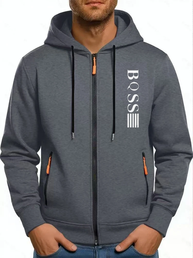 الرجال هوديي سترة الشارع الشهير كم طويل بلوزات سست...