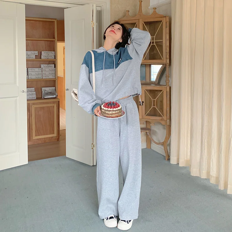 Set di felpe con cappuccio da cowboy con cuciture 157 (in precedenza 165A) -8618-P155-K218_voghion.com