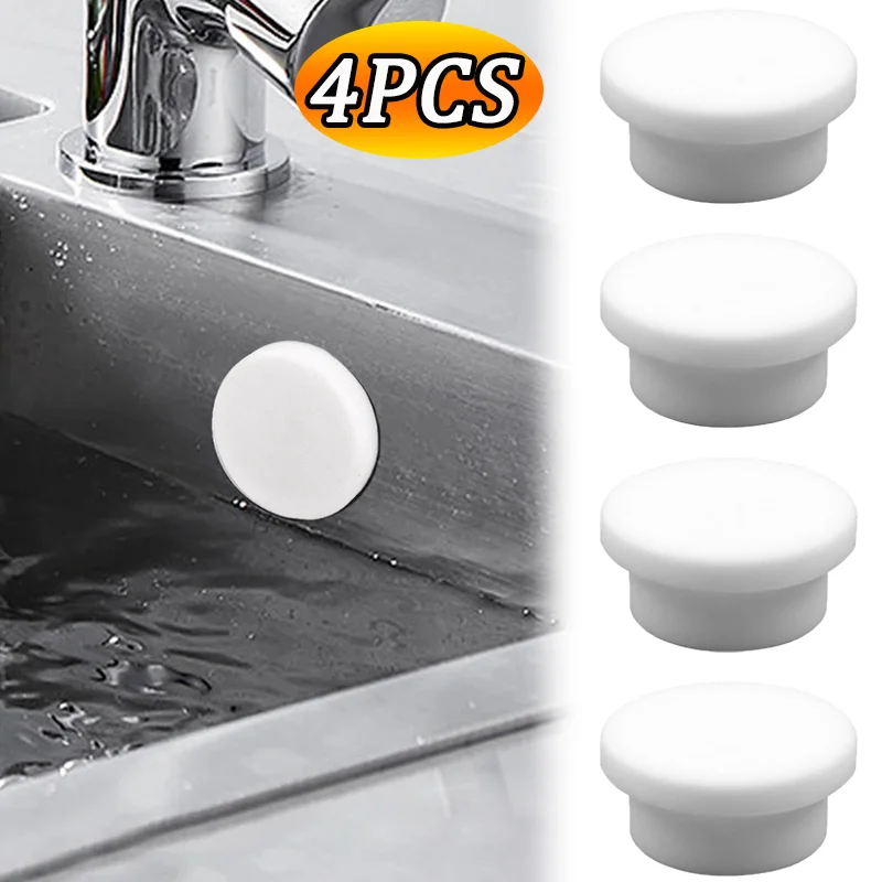 

4/1Pcs Plastic Sink Hole Overflow Cover Kitchen Bathroom Basin Trim Bath Drain Cap Remplacement Sink Wash Basin Overflow Ring