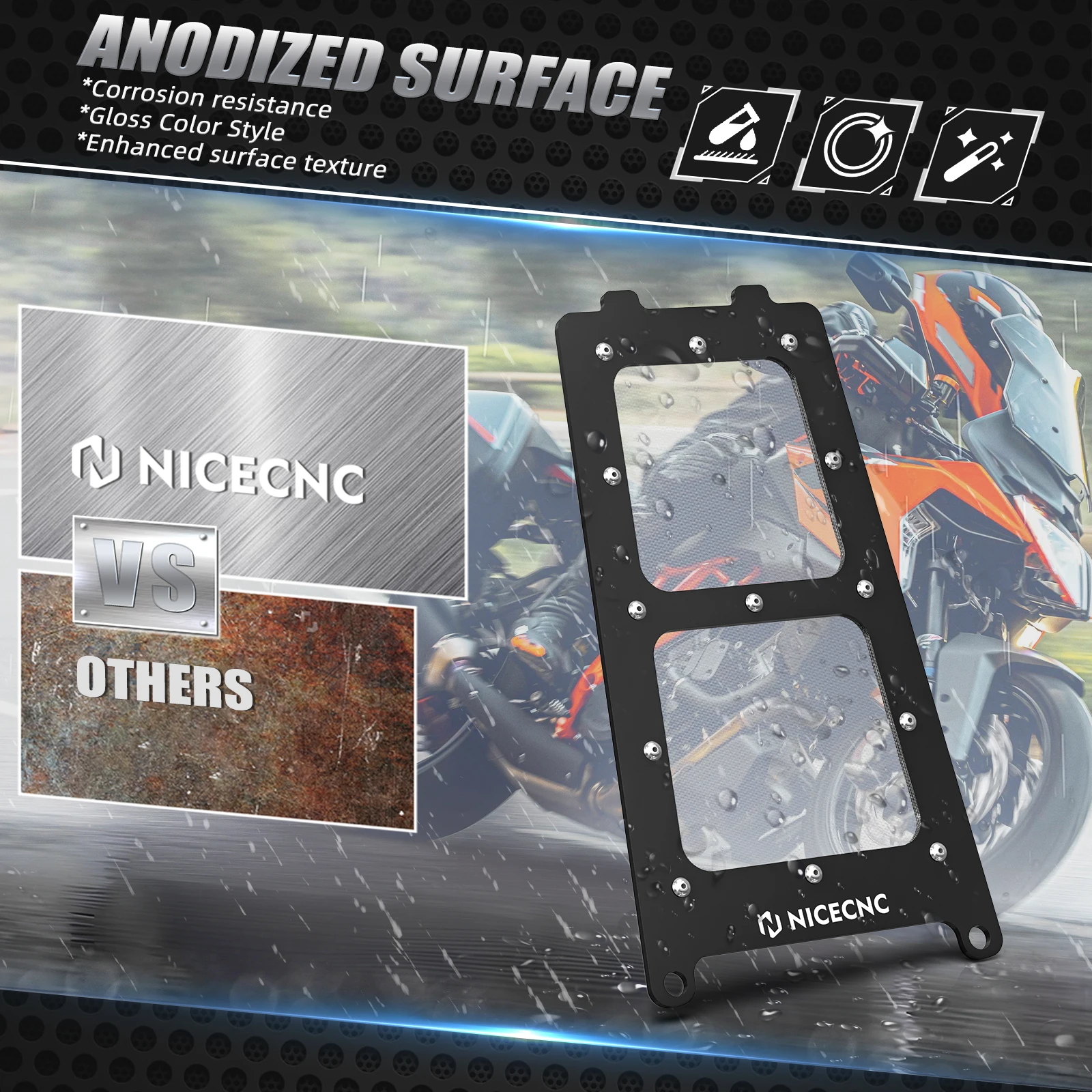 Für KTM 690 Enduro R690 SMC/R High Flow Luftfilter Box Abdeckung Husqvarna 701 Enduro/Supermoto 2016-2024 GasGas ES/SM700 2022-24 – Detail 5